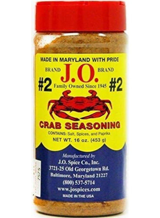 Jo J.O. Crab Seasoning #2 16 Ounce - Image 1
